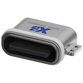 XB - atcf - 16 - 010 type C 16P couvercle anti - méduse 0,8 l = 6,5 mm (boîtier en poudre en U)